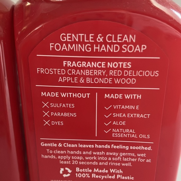BBW 🆕 FROSTED CRANBERRY HAND SOAP 2 - Pack - Picture 7 of 7